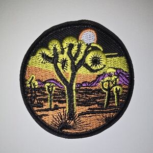 Desert Landscape Embroidered Patch